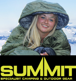 Super warm green Summit Motion Sac Sleeping Bag Suit